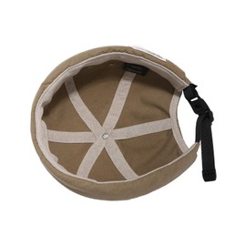 Clakllie Docker Men's Adjustable Sailor Hat Cap Without Visor Retro Brimless Hat Rolled Cuff Fishing Hat Casual Biker Hat, H-GD43-Khaki