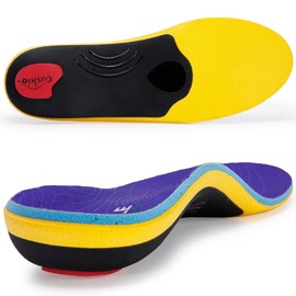 VALSOLE VALSOLE Heavy Duty 220+ lbs Orthotic Inserts for Plantar Fasciitis - High Arch Support, Absorbs Shock