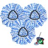Spin Mop Replacement Head, 3 Pack Mop Heads Replacements for