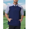KGGEOO Wind and Water Resistant Cage Jacket Short Sleeve Golf