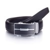 YEHMAN Men's Ratchet Automatic Leather Belt without Holes with Automatic