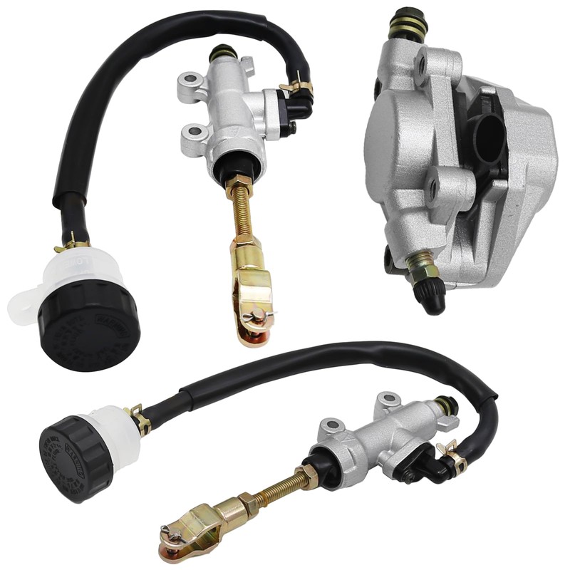EATAKWARD Rear Foot Disc Hydraulic Brake Master Cylinder Caliper Assembly,