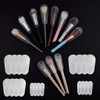30 Pcs Makeup Brush Covers for Travel, Plastic Cosmetic Brush