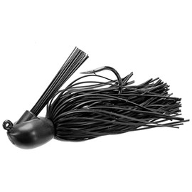 Keitech Tungsten Rubber Jig, Model 1 Casting Jig, Ver.2.0, 1/2oz #001 Black