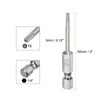 HARFINGTON T8 Security Torx Bit 1/4" Hex Shank 2" Long
