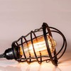 Industrial Light Bulb Cage 4 Pack, DIY Vintage Style Light