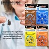 Premium Batteries Size 10 1.45V Hearing Aid Battery Yellow Tab
