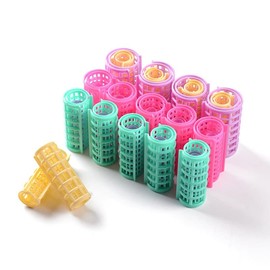 YADIRF 30 Pcs Plastic Hair Roller Curler Hairdressing Grip Styling Tools Home DIY Beauty For Women Ladies