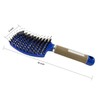 UltimateBrush 2 Pack Blue Curved Vented Boar Bristle Styling Hair