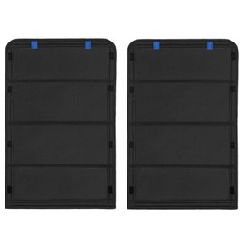 2 Pack RV Door Window Shade Cover - RV Blackout Window Cover with UV Protection and Privacy Features (25 * 16 in) Foldable Hook and Loop Fastener, Waterproof Thickened Oxford Fabric