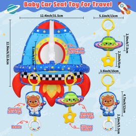 Dr.Rapeti Car Seat Toy for Car Ride Baby