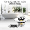 coamanug Bathtub Stopper | Shower Drain Hair Catcher, Pop-up Tub