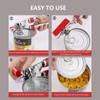 Can Opener Manual, Can Opener Smooth Edge Safety Cutter Stainless