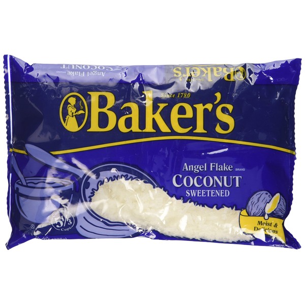 Bakers Angel Flake Sweetened Coconut 14 oz (Pack of 2)