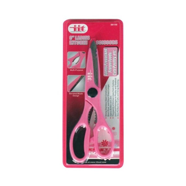 IIT 88150 Ladies Pink 9-Inch Kitchen Scissors