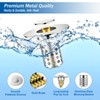 Universal Bathroom Sink Stopper, Pop Up Sink Drain Strainer Plug