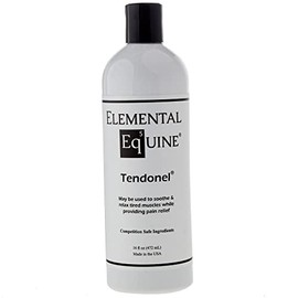 Elemental Equine Tendonel 16oz Liniment Rub for Horses - Soothe and Relax Tired Muscles While Providing Relief and Reduced Stiffness