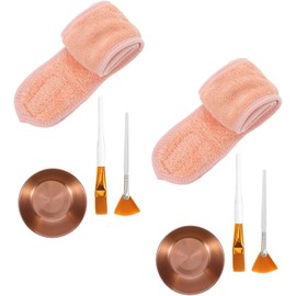 ABOOFAN Juego de Herramientas Faciales 8 Piezas para Mascarillas, Aplicador y Cepillo Cuenco para Mezclar, Kit para Cuidado Facial en Casa, Accesorios Skincare para Piel Mixta