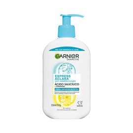 Garnier - Crema Limpiadora Facial Express Aclara Salicílico Ceramidas 250ml - 250ml - Daily Care