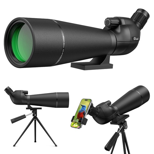 CVLIFE 20-60x80MM Spotting Scope, Spotting Scopes for Target Shooting, BAK4