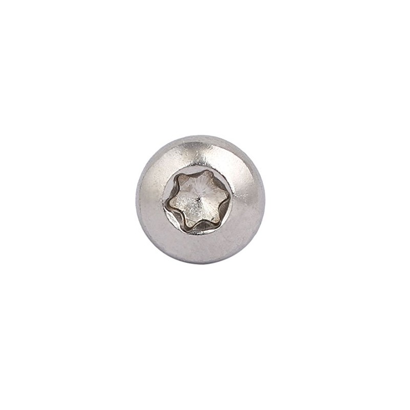 Sourcingmap M6x30mm 304 Stainless Steel Button Head Torx Socket Cap