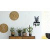 Wall Key Ring with 8 Hooks Modern Wall Mount for