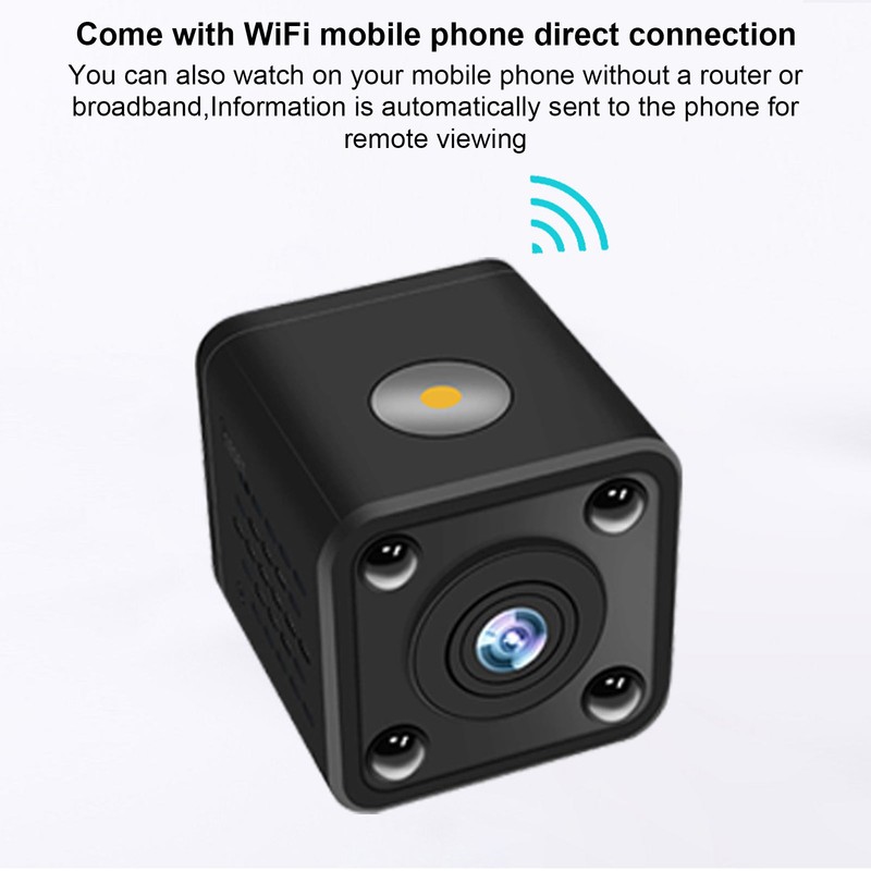 Indoor Magnetic Camera Micro USB 300mAh WiFi 1080P HD Night