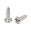 100 Pieces #6 x 1/2" Round Head Wood Screws Stainless
