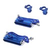 1 Pair Handlebar Bike Mirror 360 Degree Rotatable Scratch Resistant