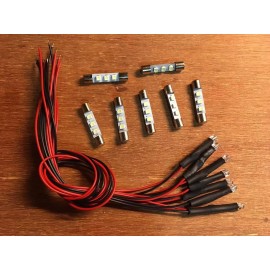 Sansui LED 8V LAMP KIT 3300 Sansui  WARM WHITE RECEIVER DIAL METER BULBS