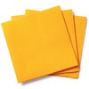 AMERICAN HOMESTEAD Orange Cocktail Napkins - Premium 4"x4" Disposable Linen-Like