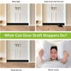 DINGLIAN 2 PCS Door Brush Bottom Sweep, Self Adhesive Door
