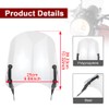 Xitomer Windshield Windscreen Compatible with Moto Guzzi V7 750 II