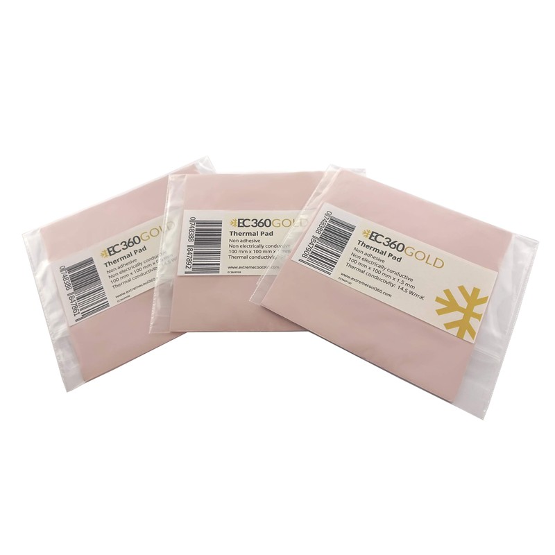 EC360® Gold 14.5W/mK Thermal Pad (100 x 100 x 1.0
