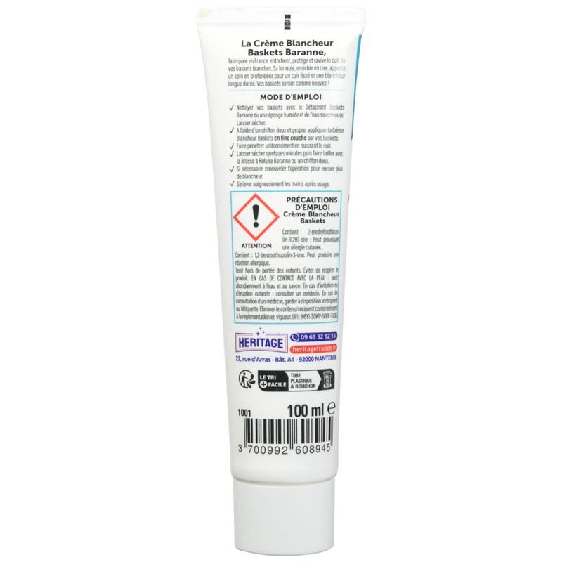 Baranne Cream Blanche Tube