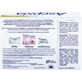 ASEPXIA Farma Exfoliante Jabón en Barra, Limpieza profunda sin puntos negros, destapa poros y elimina puntos negros, Para piel mixta con imperfecciones, Barra de 100g