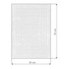 Lashuma Bathroom Mat 50 x 70 cm Aquamarine - Blue,