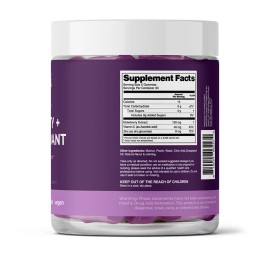 Immunity & Antioxidant Gummies – Elderberry and Vitamin C, Daily Supplement