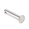 50Pcs Round Clevis Pins Flat Head 304 Stainless Steel Locating
