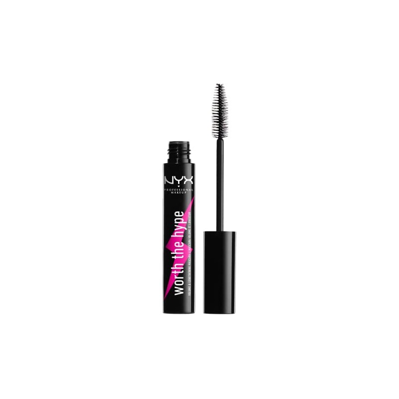 NYX Professional Makeup, Worth The Hype, Máscara de pestañas lavable,