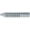 Faber-Castell Grip 2001 Triangular Eraser Grey & Tin Sharpener