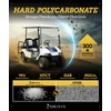 EXOEMTS Golf Cart Windshield for EZGO TXT 1995-2013, Foldable Clear