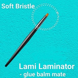 ICONSIAM Herramienta de Elevación de Pestañas y Cepillo de Repuesto Suave Lami Laminador Cepillo para Cepillar Pegamento Bálsamo Recoger Pestañas...  