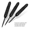 CyeeLife 12 Pack Steel Tip Darts, Professional Metal Dart Set