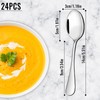 benlidoner Tea Spoons, Pack of 24, Stainless Steel Coffee Spoons,