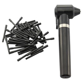 COHEALI 1 Set Pigment Mixer Machine Ink Mixer Eyebrow Color Stirrer with 50pcs Mixing Sticks Electric Agitator Machine for Makeup Microblading Supplies Black