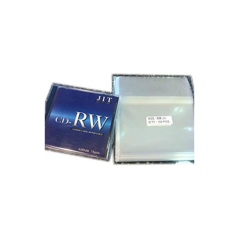 2000 Pcs Standard CD Jewel Case Cello Cellophane Bags (by