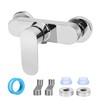 MEKOTRIN Shower Mixer Valve Wall Mounted, Single Lever Shower Faucet