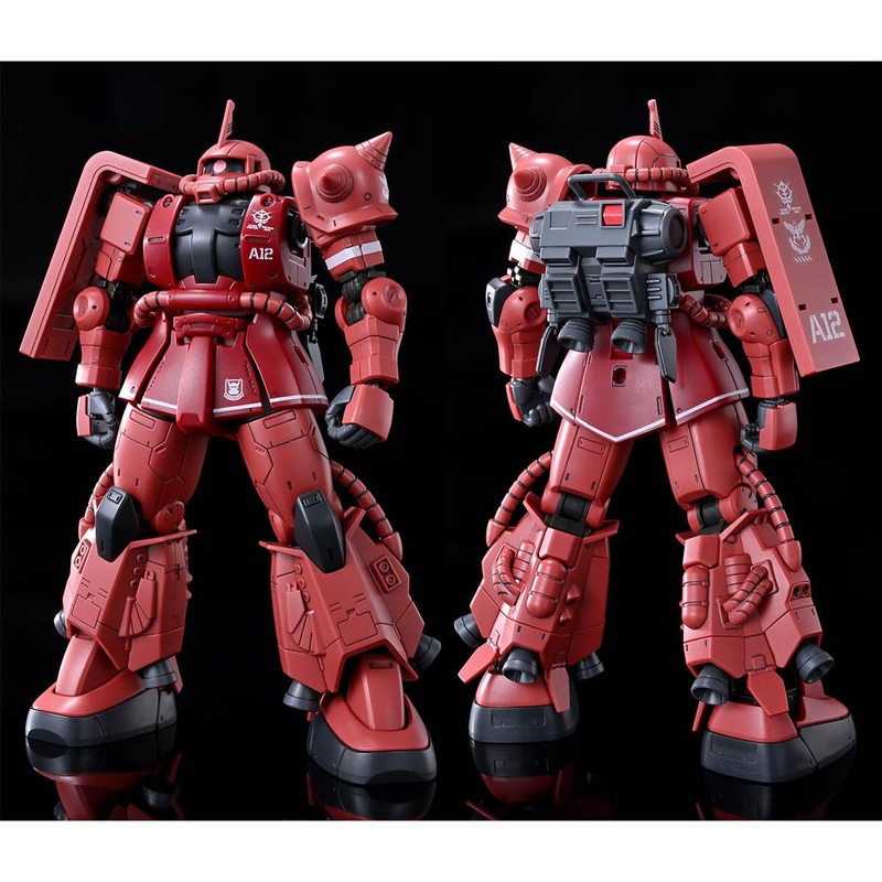 HG 1/144 Char Custom High Mobility Zaku II Color-Coded Plastic