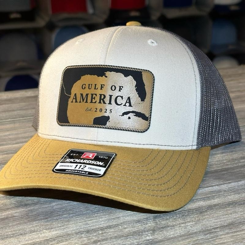 Gulf of America Patch on Richardson 112 SnapBack Cap -